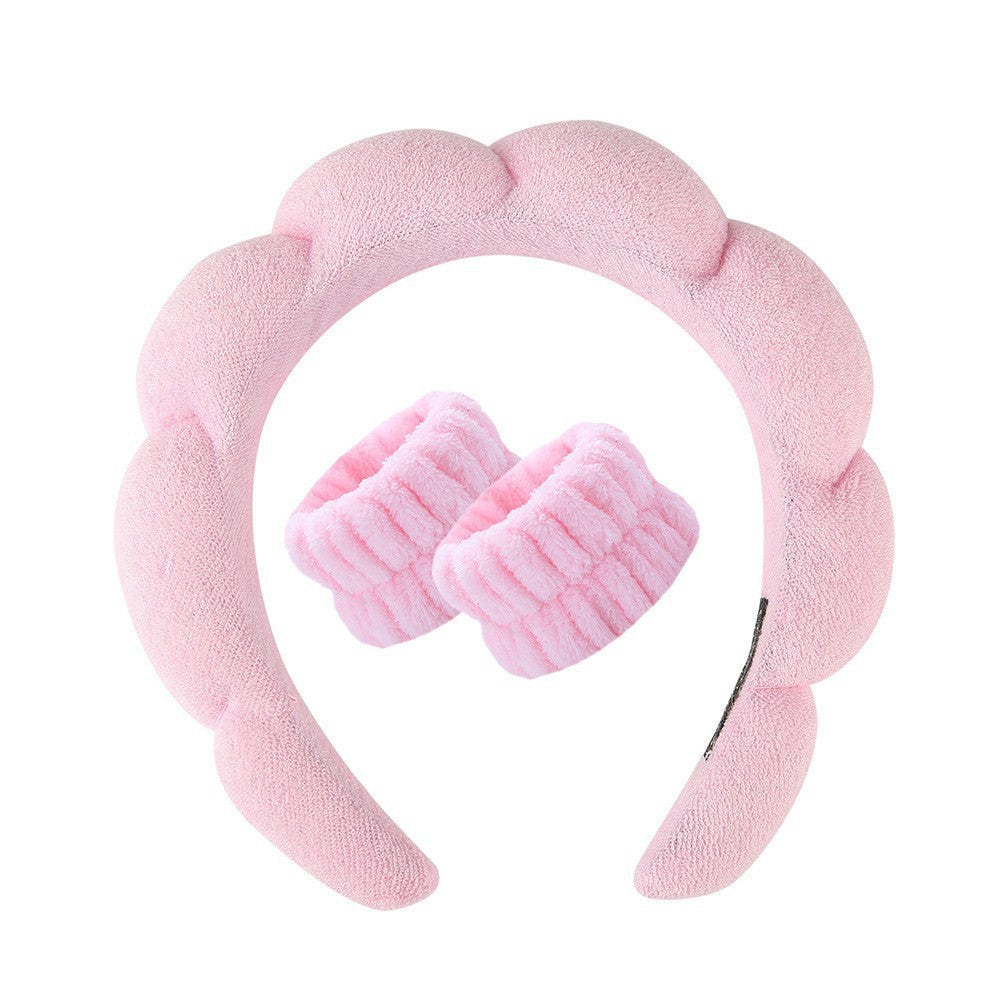 ふわふわ洗顔ヘアバンドセット
